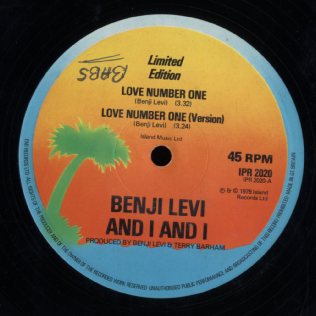 BENJI LEVI AND I AND I [Love Number One / Cool Runnings]