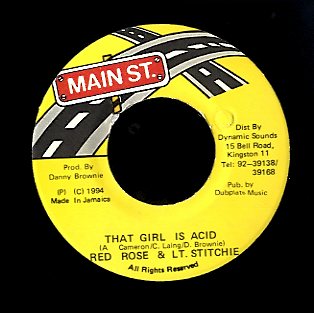 ANTHONY RED ROSE  / LT. STITCHIE  [That Girl Is Acid]