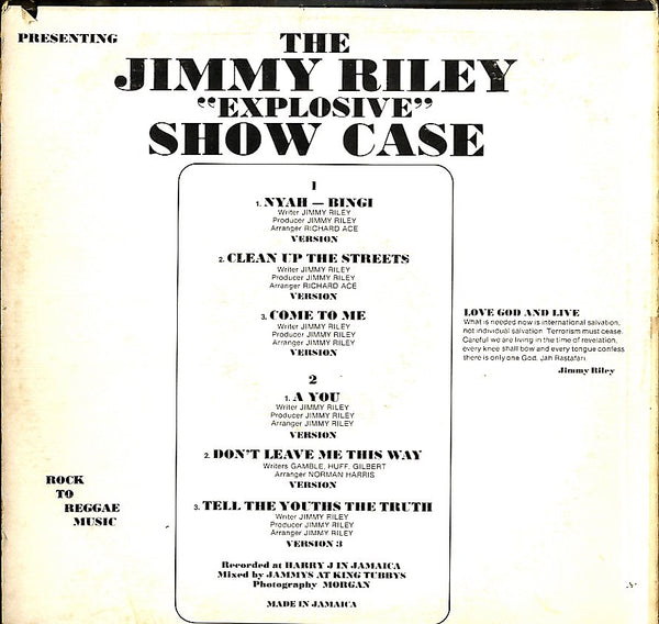 JIMMY RILEY [Show Case]