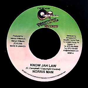 NORRIS MAN / LEAF A LIFE [Know Jah Law / Burn Dem Down]