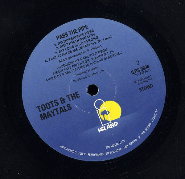 TOOTS & THE MAYTALS [Pass The Pipe]