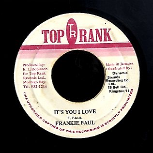 FRANKIE PAUL [It's You I Love]