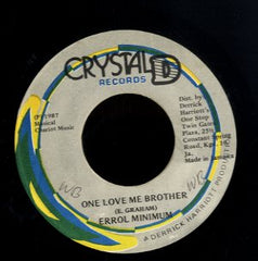 ERROL MINIMUM [One Love Me Brother]