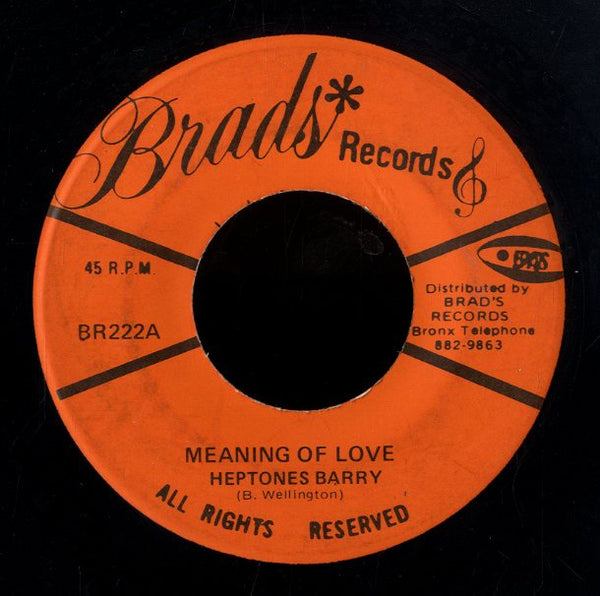 HEPTONE BARRY [Meaning Of Love]
