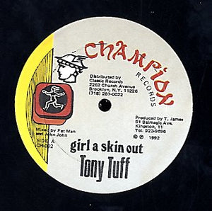 TONY TUFF / BANANA MAN / SUGAR BLACK [Girls Skin Out / Bad Boy Sound / Melody Style]