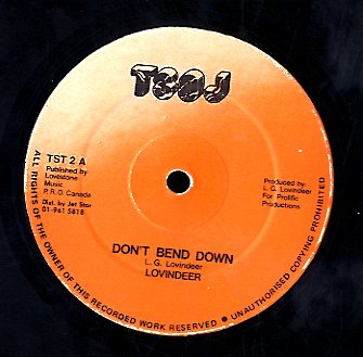 LOVINDEER [Don't Bend Down / Lick Shot Man]