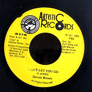 DENNIS BROWN [Can't Let You Go]