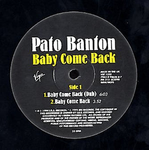 PATO BANTON [Baby Come Back / Niceness (Live) / Gwarn! (New Version)]