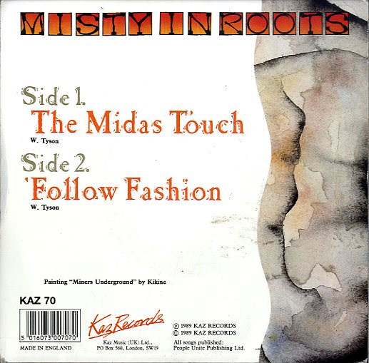 MISTY IN ROOTS [The Midas Touch / Follow Fashion]