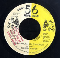 ERNEST WILSON [Big Enough Bold Enough]