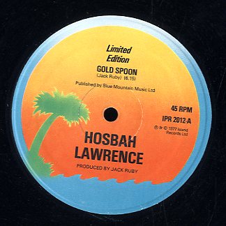HOSBAH LAWRENCE [Gold Spoon / Idle Dog]