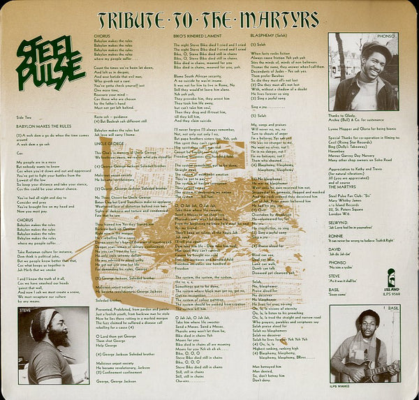 STEEL PULSE [Tribute To The Martyrs]