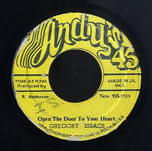 GREGORY ISAACS [Open The Door To Your Heart]