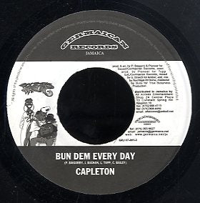 CAPLETON / SEEED & ANTHONY B  [Bun Dem Every Day / Water Pumpee]