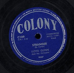 LLOYD GLENN [Stranger / Hep Cat Shuffle]