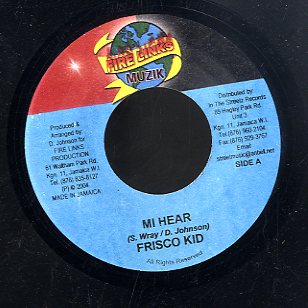 FRISCO KID [Mi Hear ]