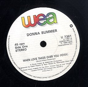 DONNA SUMMER [When Love Takes Over You (Remix) / Bad Reputation]