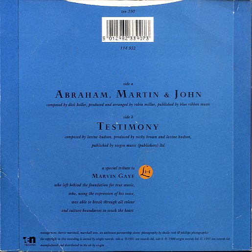 LAVINE HUDSON [Abraham, Martin And John / Testimony]