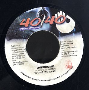 WAYNE MARSHALL  [Overcome]