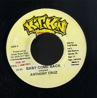 ANTHONY CRUZ [Baby Come Back]