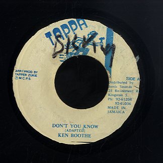 KEN BOOTHE [Don't You Know]