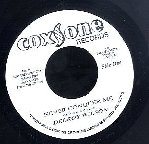 DELROY WILSON [Never Conquer Me]