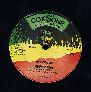 FRANKIE PAUL / DADDY FREDDY [89 Lick - Click  /  Lef People Bizness - 89 Click ]