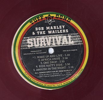 BOB MARLEY & THE WAILERS [Survival]