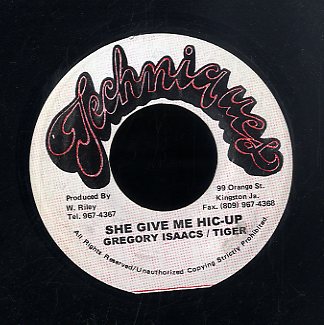 GREGORY ISAACS & TIGER [She Give Me Hic- Up]