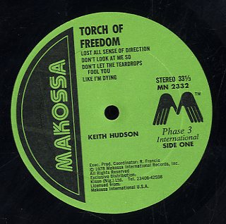 KEITH HUDSON [Torch Of Freedom]