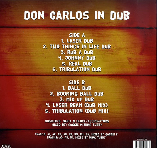DON CARLOS [Tribulation In Dub]