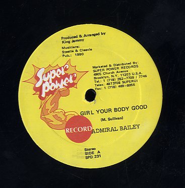 ADMIRAL BAILEY / TULLO T [Girl Your Body Good / Mampie Style]