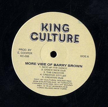 BARRY BROWN & STAMA RANK [More Vibes Of Barry Brown Along With Stama Rank ]