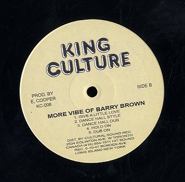 BARRY BROWN & STAMA RANK [More Vibes Of Barry Brown Along With Stama Rank ]