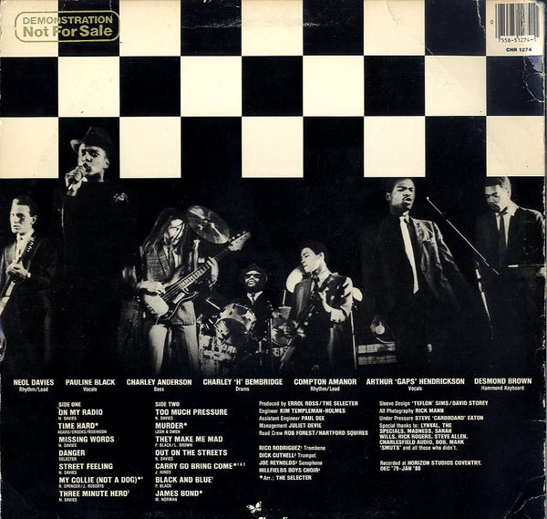 THE SELECTER [Too Much Pressure]