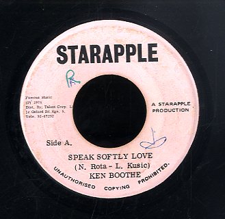 KEN BOOTHE [Speak Softly Love]