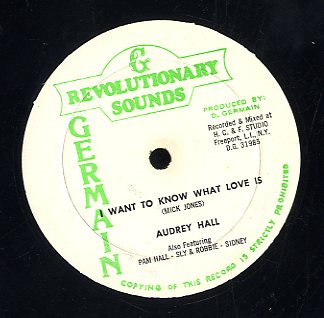 AUDREY HALL [I Want To Know What Love Is]
