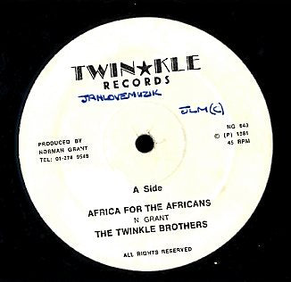 TWINKLE BROTHERS [Africa For The African / Stomsch Sick]