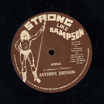 ANTHONY JOHNSON / JAH THOMAS [Africa / Stereograph Style]
