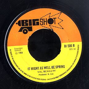 DERRICK MORGAN / VAL BENNETT [Shower Of The Rain / It Might As Well Be Spring]