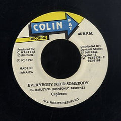 CAPLETON [Everybody Need Somebody]