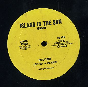 LOVE ROY & JAH RICHIE / HORACE ANDY [Billy Boy / Don't Stop]