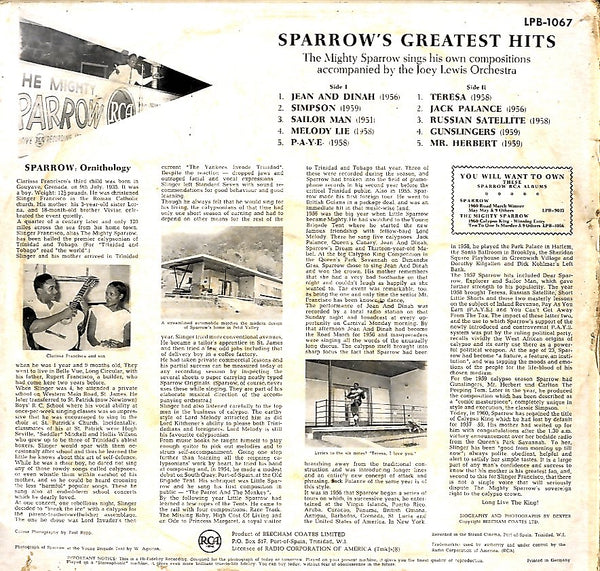 SPARROW [Sparrow's Greatest Hits]