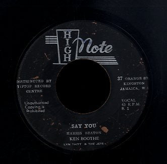 KEN BOOTHE / LYN TAIT [Say You / Smoky Place]