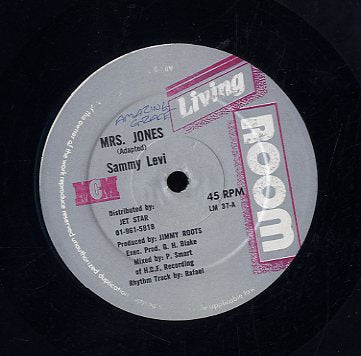TALENTS / SAMMY LEVI [Just Don't Want To Be Lonely / Mrs. Jones]