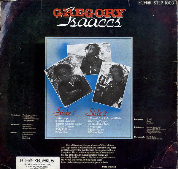 GREGORY ISAACS [Extra Classics]