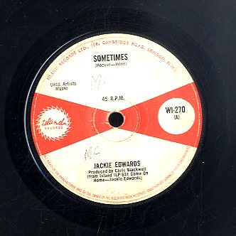 JACKIE EDWARDS [Come On Home / Sometimes]