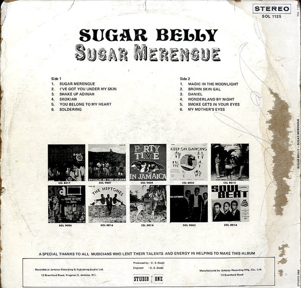 SUGAR BELLY [Sugar Merengue]