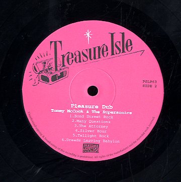 TOMMY MCCOOK & THE SUPERSONICS [Pleasure Dub]