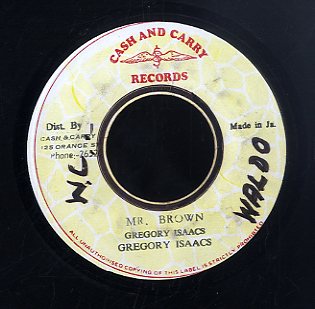 GREGORY ISAACS [Mr. Brown]